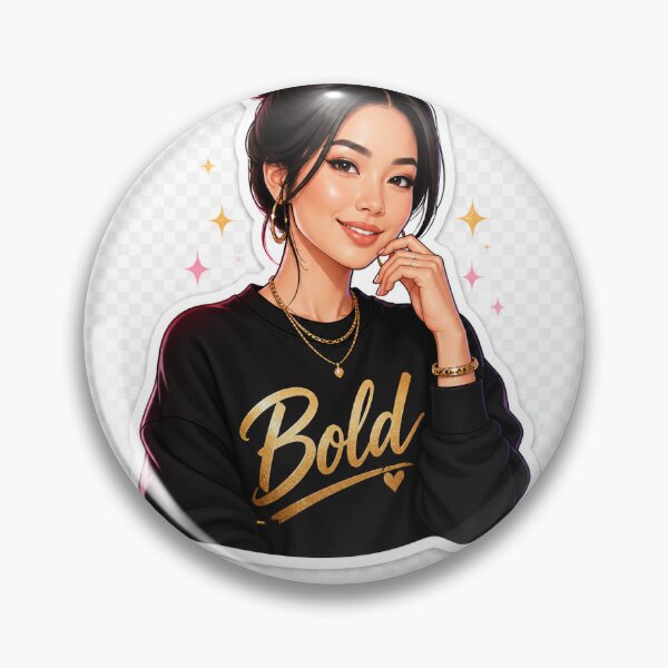 Item preview, Bold Glam Asian Woman Portrait designed and sold by NikkiLeeCustom.