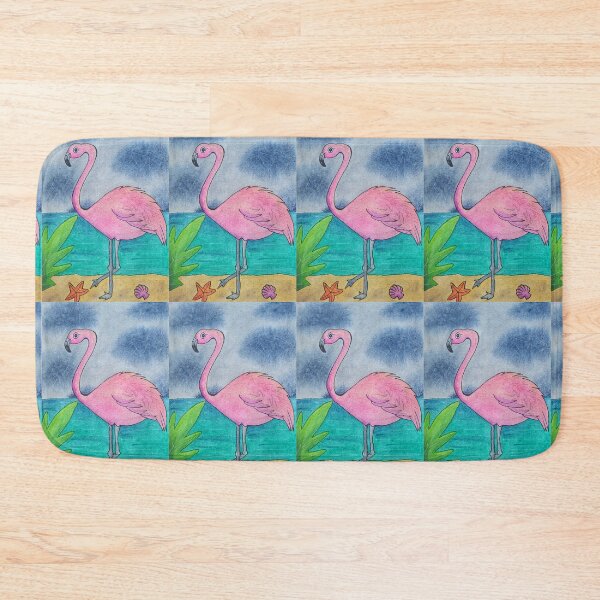 Item preview, Flamingo by the ocean designed and sold by Paintedhues.
