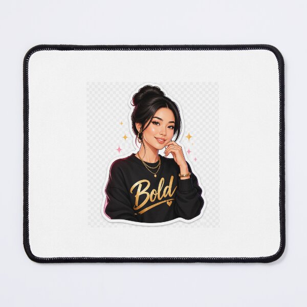 Item preview, Bold Glam Asian Woman Portrait designed and sold by NikkiLeeCustom.