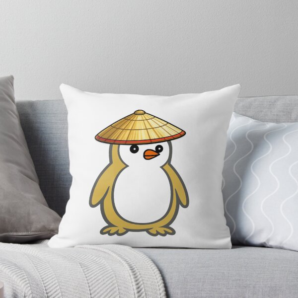 Item preview, Pippo Penguin with Japanese Kasa – Cute Cartoon Penguin Character designed and sold by Pippo-Penguin.