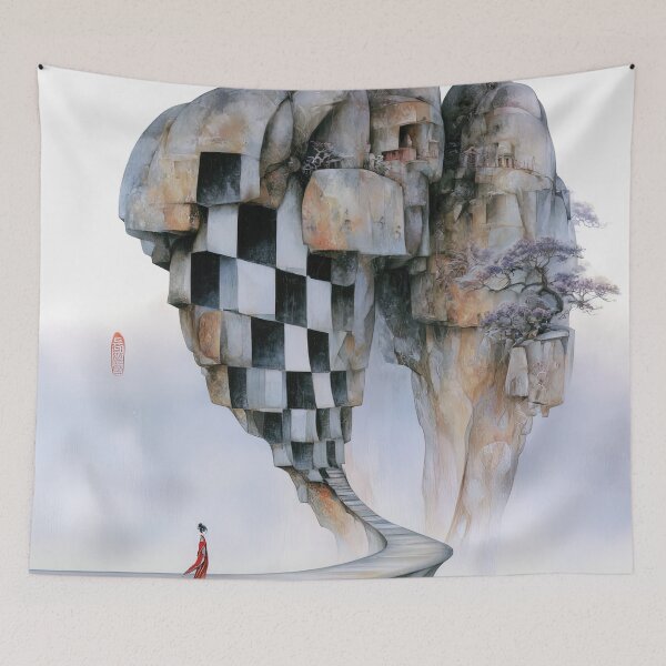 Item preview, Monolith of the Checkered Monks designed and sold by bloorose.