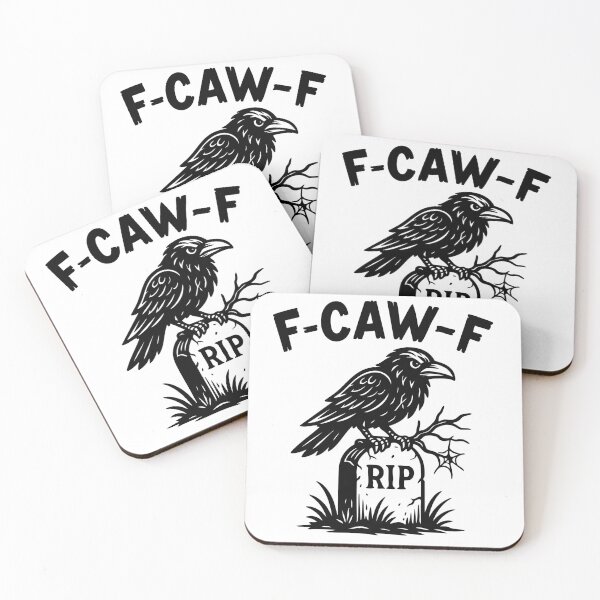 Aperçu de l'œuvre F-Caw-F — Raven RIP Halloween Design créée et vendue par Sed94.