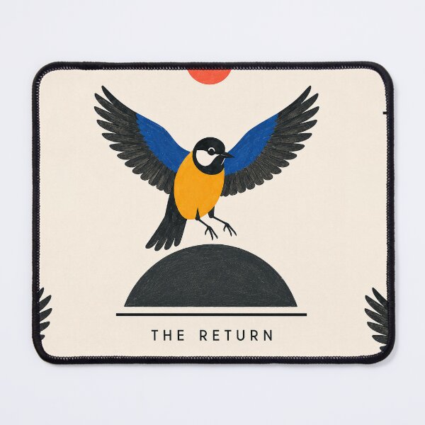 Item preview, "The Return" Abstract Bird Art Print | Modern Minimalist Geometric Art designed and sold by Filora Atelier | Bird Art.