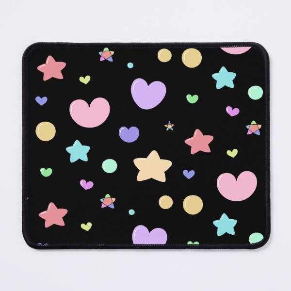 Item preview, Cute Pastel Stars Hearts and Circles Pattern designed and sold by ubborn.