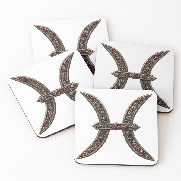 Item preview, Bejewelled Ornate Gothic Pisces Zodiac Symbol designed and sold by Based-Bear.