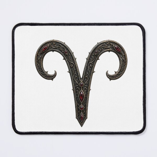 Item preview, Bejewelled Ornate Gothic Aries Zodiac Symbol designed and sold by Based-Bear.