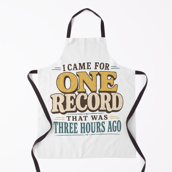 Item preview, I Came For One Record That Was Three Hours Ago Funny Vinyl Shirt designed and sold by Golden Era Studio.