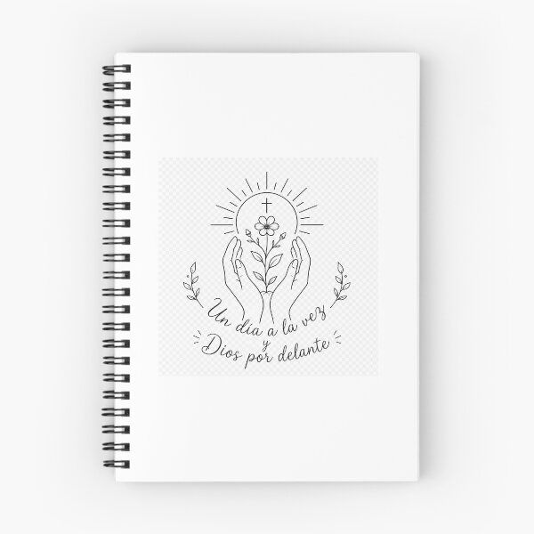 Item preview, One Day at a Time and God in Front - A Phrase of Faith designed and sold by EFMundoTextil.
