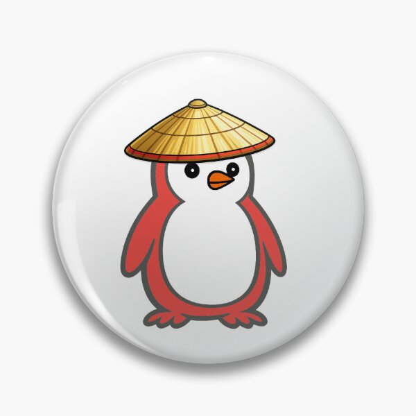 Item preview, Pippo Penguin with Japanese Kasa – Cute Cartoon Penguin Character designed and sold by Pippo-Penguin.