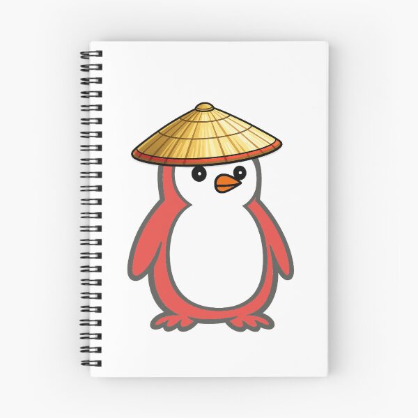 Item preview, Pippo Penguin with Japanese Kasa – Cute Cartoon Penguin Character designed and sold by Pippo-Penguin.
