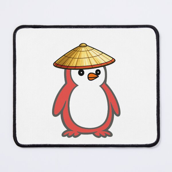 Item preview, Pippo Penguin with Japanese Kasa – Cute Cartoon Penguin Character designed and sold by Pippo-Penguin.