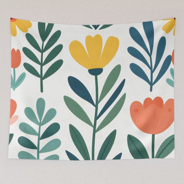 Item preview, Bright Daisy Tulip Day designed and sold by The Mad Tea Party.
