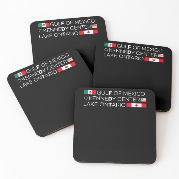 Item preview, Gulf of Mexico Kennedy Center Lake Ontario Flags Mexico EU USA Canada Fan Apparel designed and sold by slmfams.