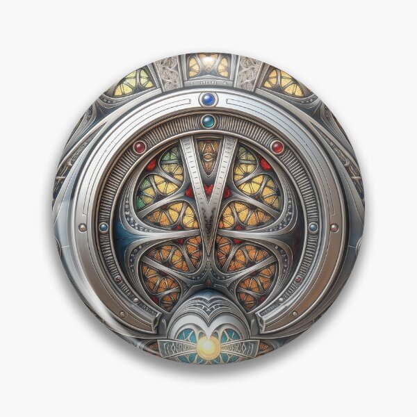 Item preview, Biomechanical Stained Glass Cathedral Machine  designed and sold by Frackxion.