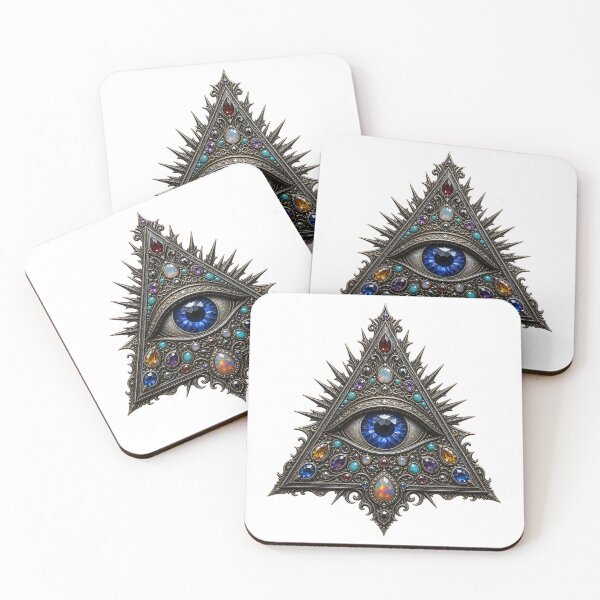Item preview, Bejewelled Ornate Gothic All-Seeing Eye designed and sold by Based-Bear.