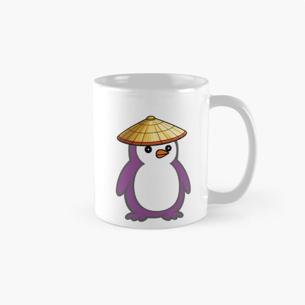 Item preview, Pippo Penguin with Japanese Kasa – Cute Cartoon Penguin Character designed and sold by Pippo-Penguin.