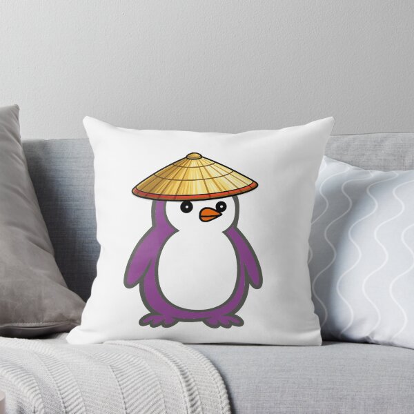 Item preview, Pippo Penguin with Japanese Kasa – Cute Cartoon Penguin Character designed and sold by Pippo-Penguin.
