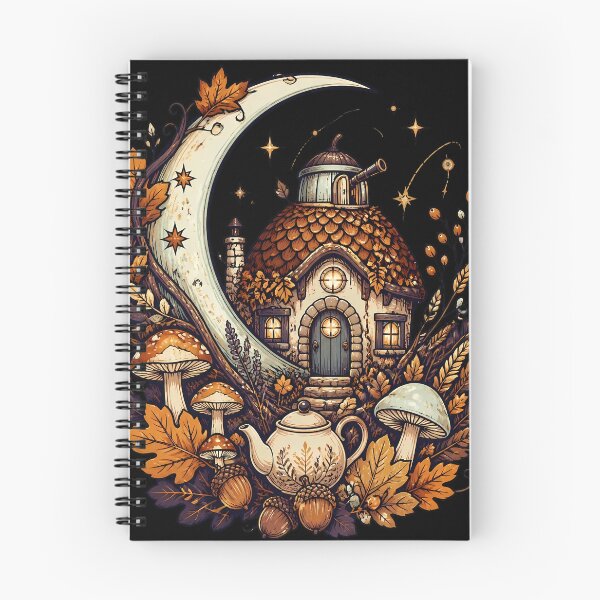Item preview, Cabaña de otoño celestial Jardín lunar designed and sold by Fun2Fentastic.