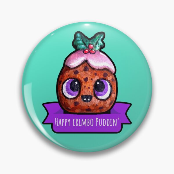Item preview, Cute Christmas Pudding - Happy Crimbo Puddin' designed and sold by TurquoiseChicken.