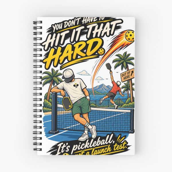Item preview, You Don't Have To Hit It That Hard Funny Pickleball Not A Launch Test designed and sold by zhivago1980.