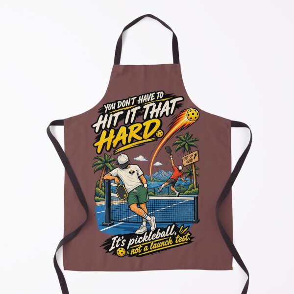 Item preview, You Don't Have To Hit It That Hard Funny Pickleball Not A Launch Test designed and sold by zhivago1980.