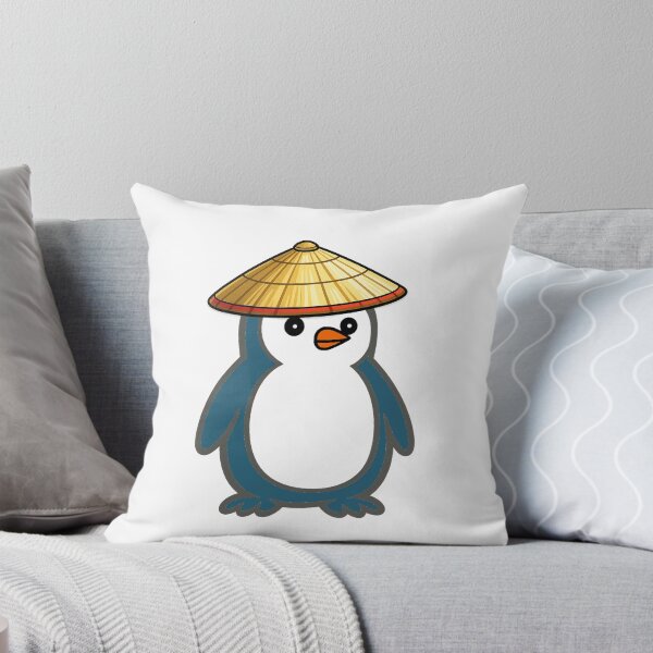 Item preview, Pippo Penguin with Japanese Kasa – Cute Cartoon Penguin Character designed and sold by Pippo-Penguin.