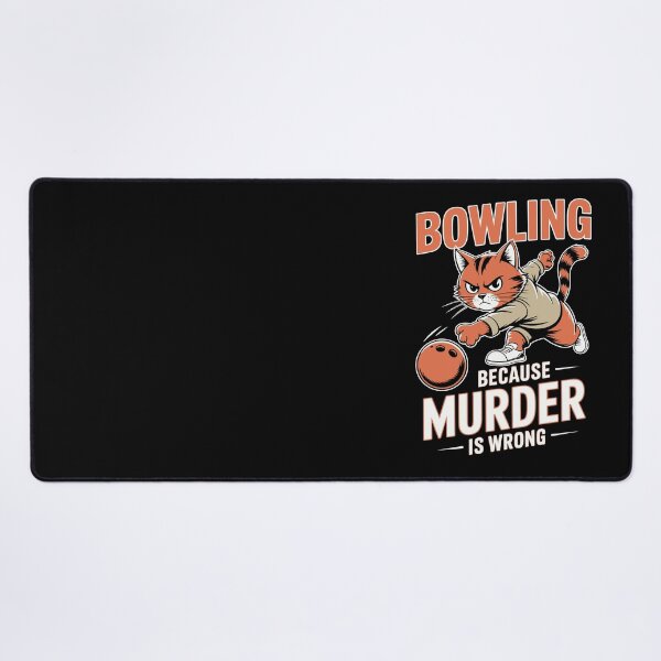 Item preview, BOWLING BECAUSE MURDER IS WRONG designed and sold by jkrphoto.