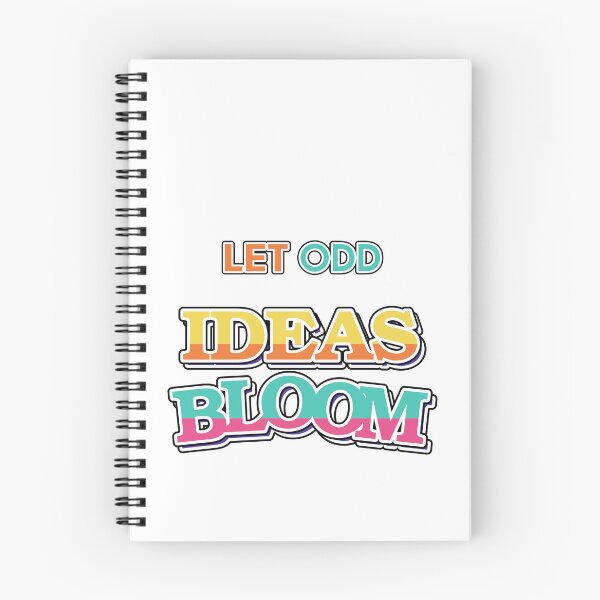 Item preview, Let Odd Ideas Bloom – Retro 70s Creative Typography designed and sold by Jaani-T.