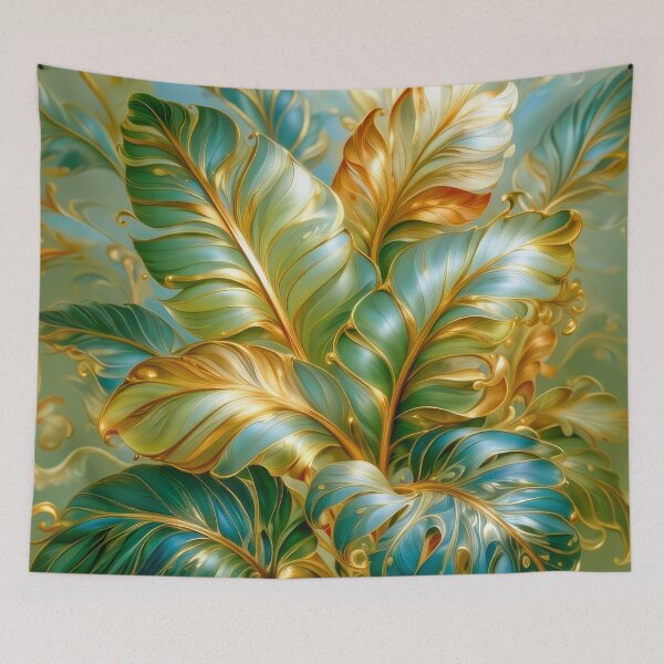 Item preview, Vibrant Tropical Leaves Art designed and sold by MargaretWiktor.
