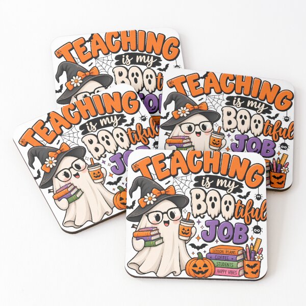 Item preview, Teaching Is My Boo-tiful Job – Cute Halloween Ghost Teacher Design designed and sold by Gallery-yuuna .