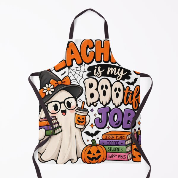 Item preview, Teaching Is My Boo-tiful Job – Cute Halloween Ghost Teacher Design designed and sold by Gallery-yuuna .