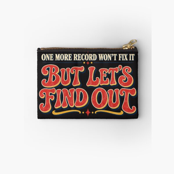 Item preview, One More Record Won’t Fix It But Let’s Find Out Vinyl Humor Tee designed and sold by Golden Era Studio.