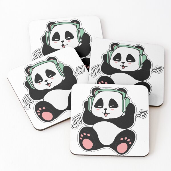 Item preview, Cute Kawaii Panda Music Lover designed and sold by LunaVales.