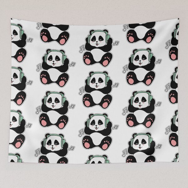 Item preview, Cute Kawaii Panda Music Lover designed and sold by LunaVales.