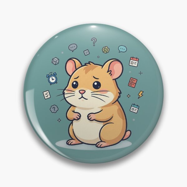 Item preview, Confused Hamster designed and sold by Safe Haven Pets.