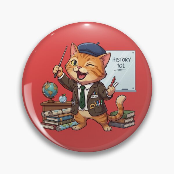 Item preview, Cute Teacher Cat designed and sold by zaoroo shop.