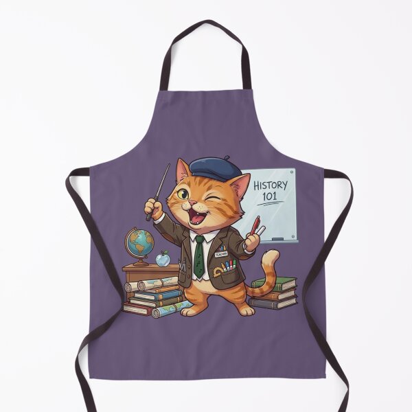 Item preview, Cute Teacher Cat designed and sold by zaoroo shop.