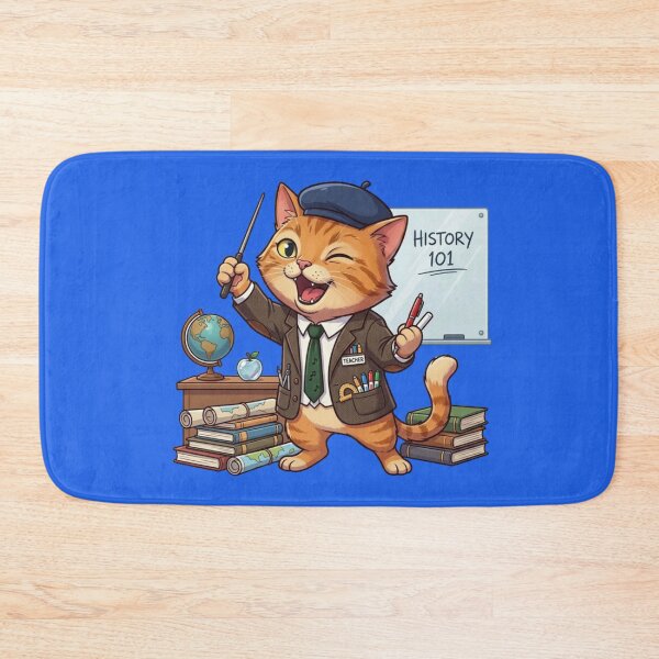 Item preview, Cute Teacher Cat designed and sold by zaoroo shop.