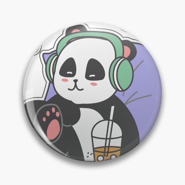 Item preview, Cute Kawaii Panda Music Lover designed and sold by LunaVales.