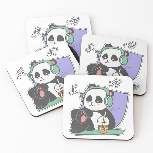 Item preview, Cute Kawaii Panda Music Lover designed and sold by LunaVales.