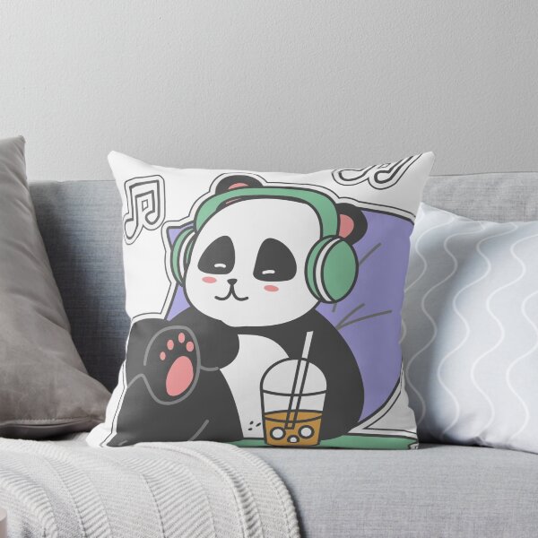 Item preview, Cute Kawaii Panda Music Lover designed and sold by LunaVales.