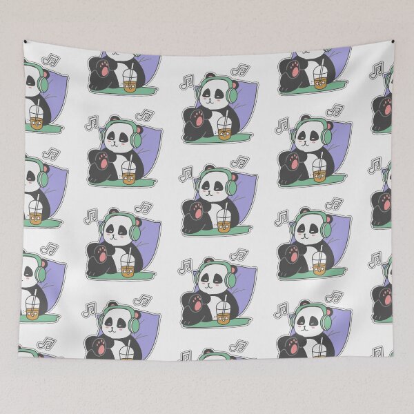 Item preview, Cute Kawaii Panda Music Lover designed and sold by LunaVales.