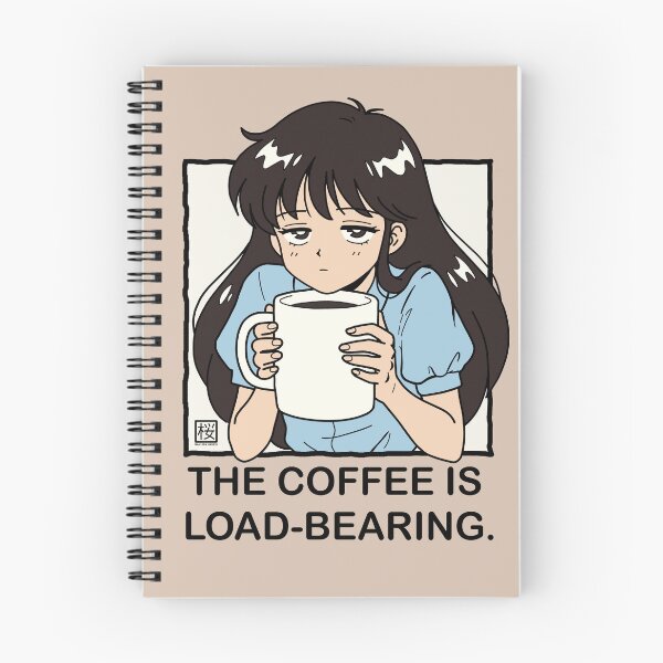 Item preview, Exhausted Girl Coffee Humor designed and sold by SakuraHaven.