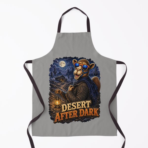 Item preview, Desert After Dark – Fun Halloween Gift for Camel Lovers - Cool Halloween Animal Graphic Camel T-Shirt designed and sold by Camel & Quirk.