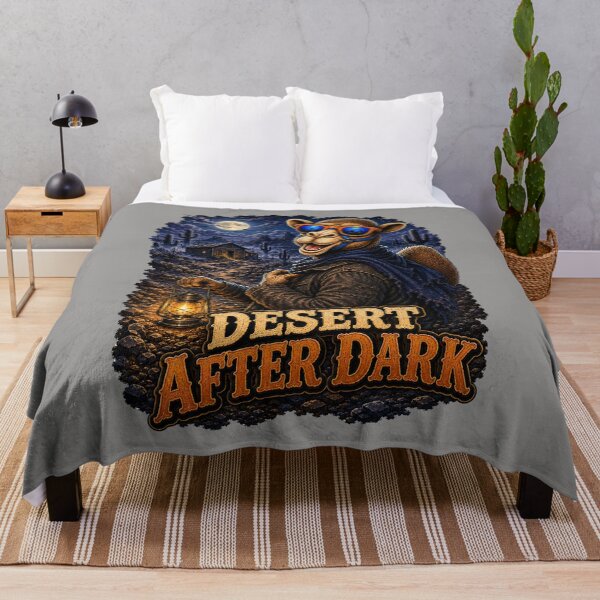 Item preview, Desert After Dark – Fun Halloween Gift for Camel Lovers - Cool Halloween Animal Graphic Camel T-Shirt designed and sold by Camel & Quirk.