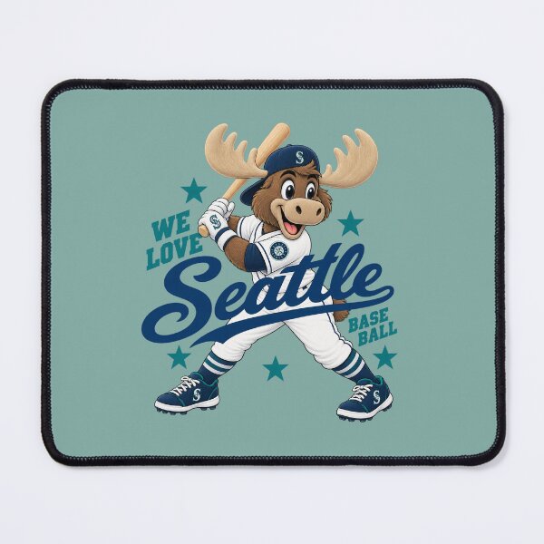 Item preview, We Love Seattle Baseball Mariner Moose designed and sold by GhostDawgs.
