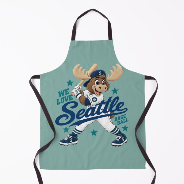 Item preview, We Love Seattle Baseball Mariner Moose designed and sold by GhostDawgs.