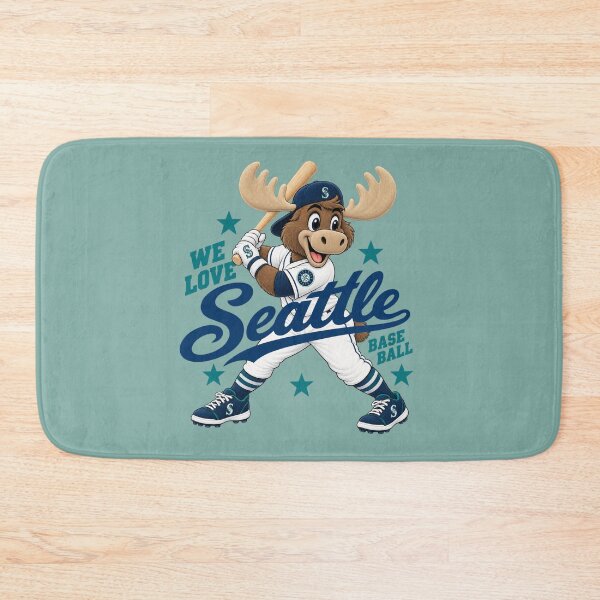 Item preview, We Love Seattle Baseball Mariner Moose designed and sold by GhostDawgs.
