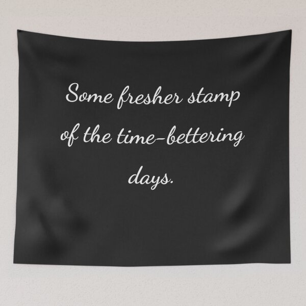Item preview, “Some fresher stamp of the time-bettering days.” - handwriting white designed and sold by ariksworld.