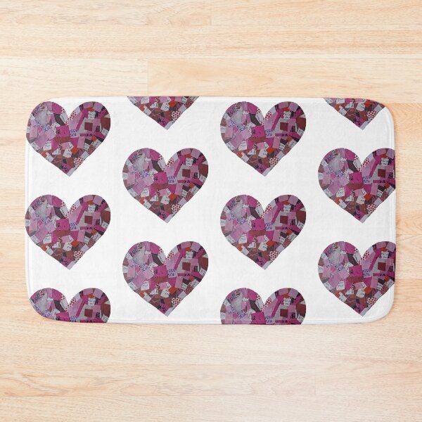 Item preview, Collage love heart designed and sold by SombreroDoodles.